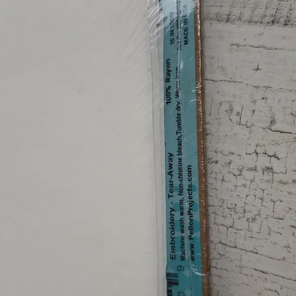Pellon Embroidery tear away 100% rayon 15", 4 yards unopened - Picture 4 of 5